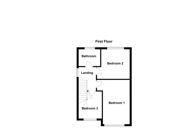 Floor Plan Image for 3 Bedroom Detached House for Sale in Crown Flatt Way, Dewsbury