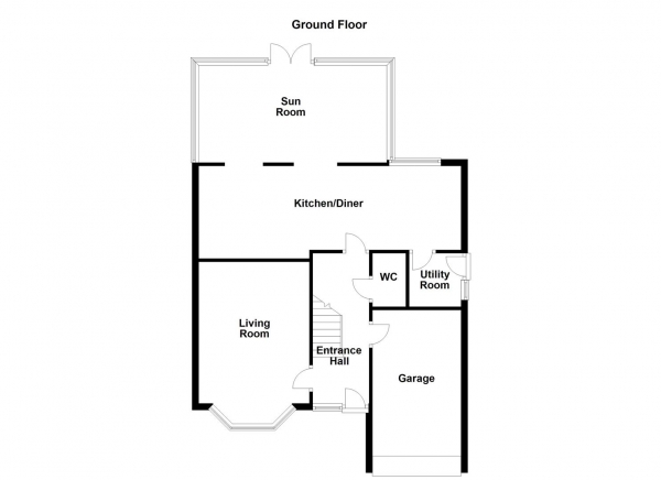 Floor Plan Image for 4 Bedroom Detached House for Sale in Whinmoor Drive, Clayton West, Huddersfield