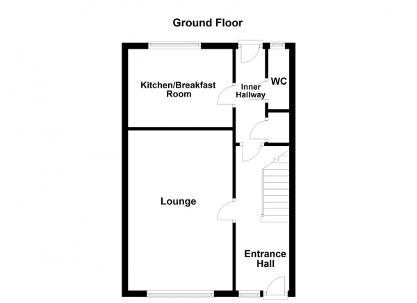 Floor Plan Image for 3 Bedroom Town House for Sale in Pickering Drive, Ossett