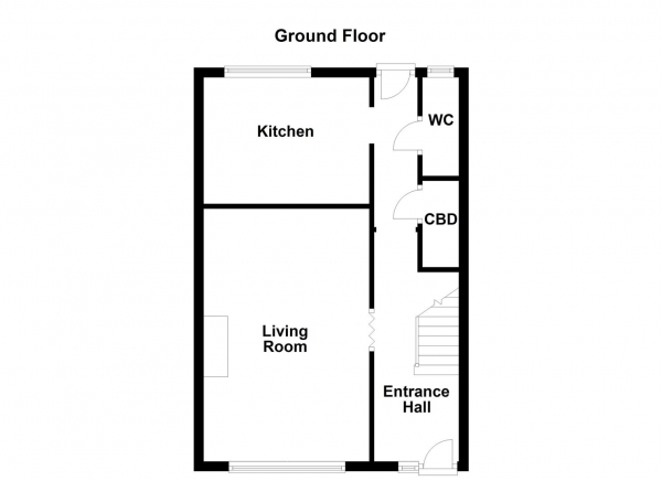 Floor Plan Image for 3 Bedroom Town House for Sale in Pickering Drive, Ossett