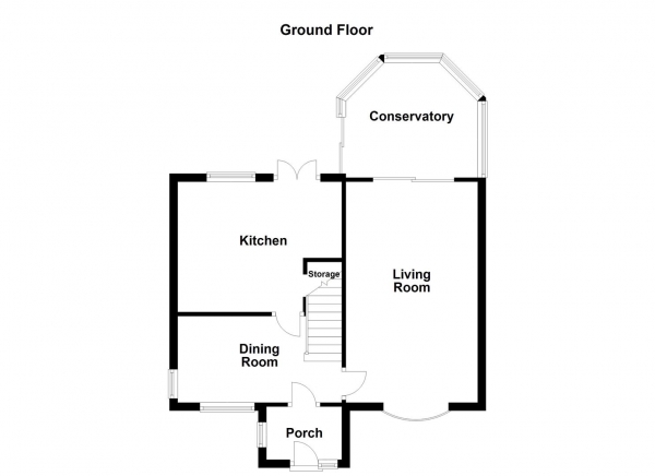 Floor Plan Image for 3 Bedroom Semi-Detached House for Sale in Manor Drive, Ossett