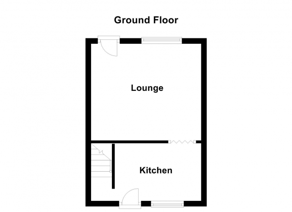 Floor Plan Image for 2 Bedroom Terraced House for Sale in Cross Ryecroft Street, Ossett