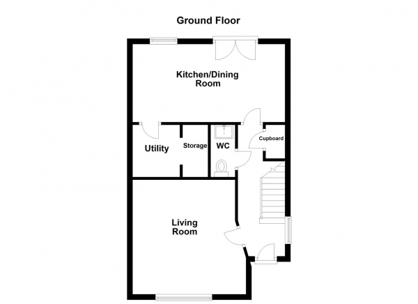 Floor Plan Image for 3 Bedroom Detached House for Sale in Woodpecker road, Calder Grange, Dewsbury