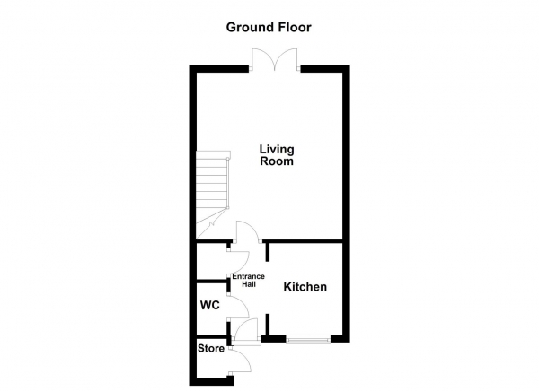 Floor Plan Image for 2 Bedroom Property for Sale in Pavilion Court, Chickenley, Dewsbury