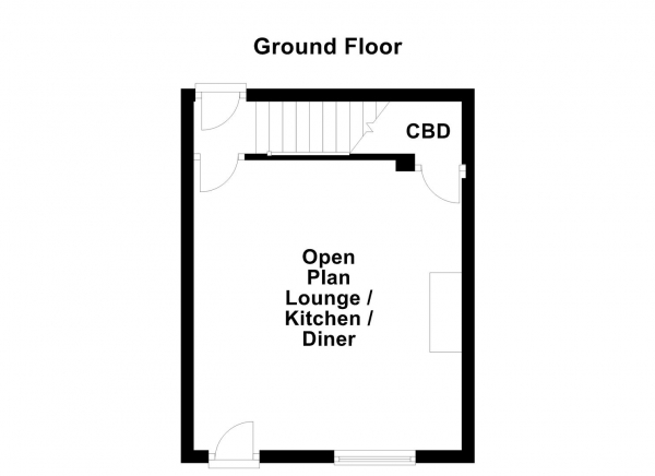 Floor Plan Image for 1 Bedroom Terraced House for Sale in Dale Street, Ossett