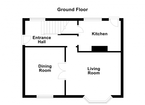 Floor Plan Image for 3 Bedroom Semi-Detached House for Sale in Doubting Road, Dewsbury