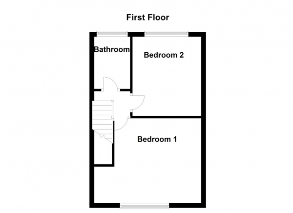 Floor Plan Image for 2 Bedroom Terraced House for Sale in Willans Road, Dewsbury, WF13 2NX