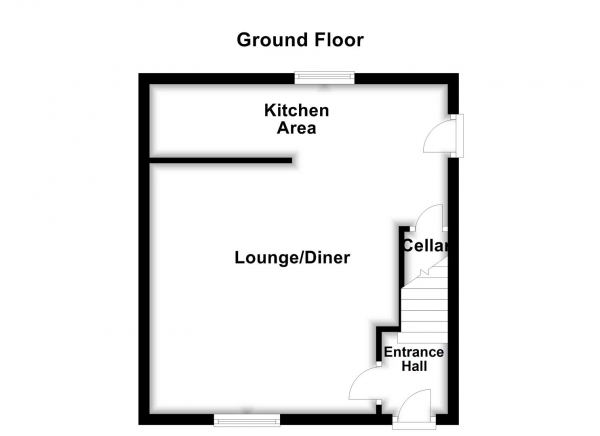 Floor Plan Image for 2 Bedroom End of Terrace House for Sale in Westfield Street, Ossett, WF5 8JE