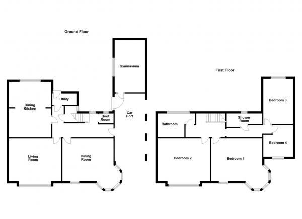 Floor Plan Image for 4 Bedroom Detached House for Sale in Heaton Avenue, Earlsheaton, Dewsbury