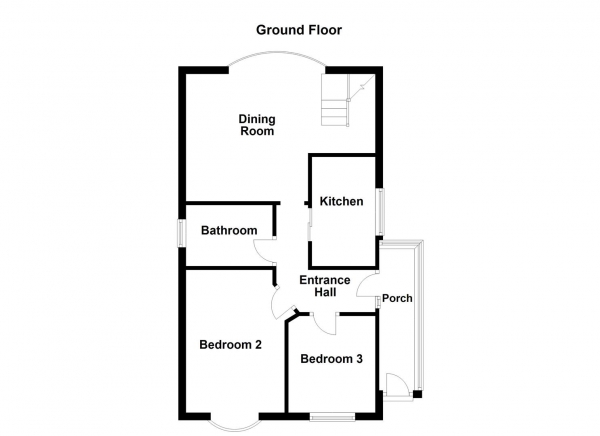 Floor Plan Image for 3 Bedroom Detached House for Sale in Ryecroft Street, Ossett