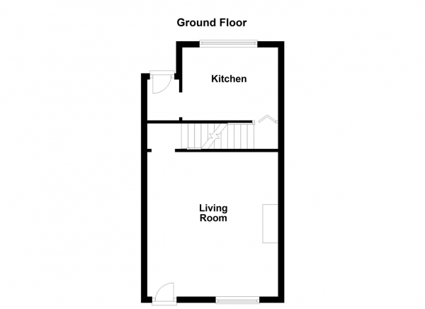 Floor Plan Image for 2 Bedroom Terraced House for Sale in Wakefield Road, Ossett