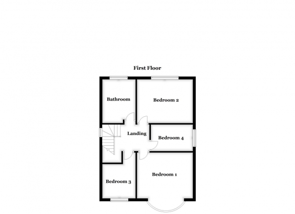 Floor Plan Image for 4 Bedroom Detached House for Sale in Kingsway, Ossett