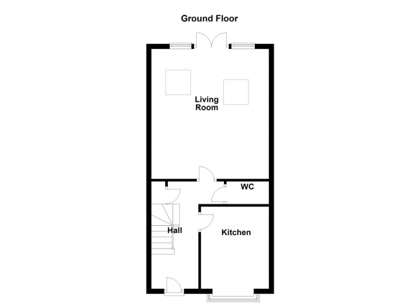 Floor Plan Image for 3 Bedroom Semi-Detached House for Sale in Jilling Gardens, Earlsheaton