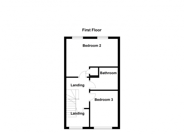 Floor Plan Image for 3 Bedroom Semi-Detached House for Sale in Jilling Gardens, Earlsheaton