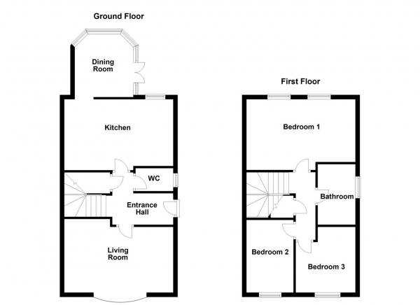 Floor Plan Image for 3 Bedroom Property for Sale in Green Lane, Overton