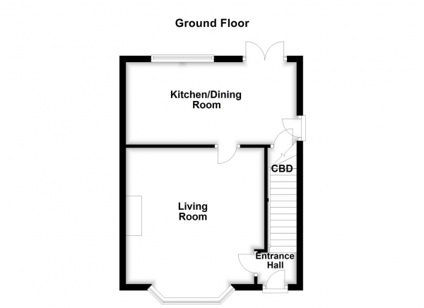 Floor Plan Image for 2 Bedroom Semi-Detached House for Sale in Highfield Road, Netherton, Wakefield