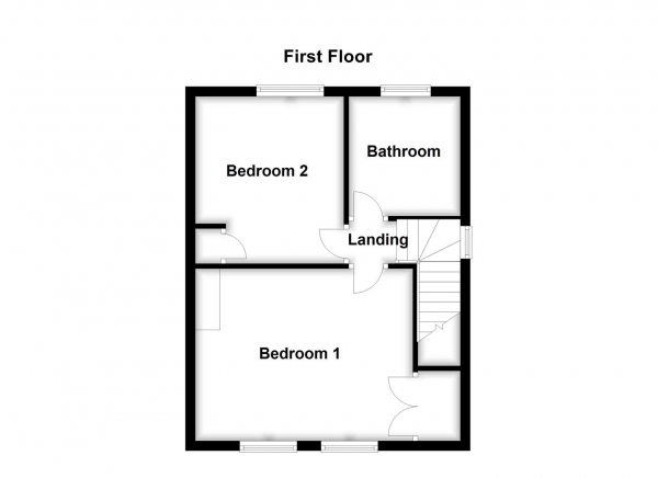 Floor Plan Image for 2 Bedroom Semi-Detached House for Sale in Highfield Road, Netherton, Wakefield