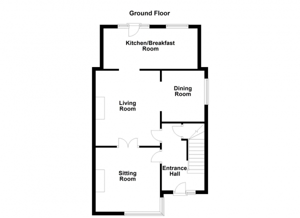 Floor Plan Image for 3 Bedroom Semi-Detached House for Sale in Torridon Road, Hanging Heaton, Dewsbury