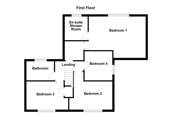 Floor Plan Image for 4 Bedroom Detached House for Sale in Sandholme Drive, Ossett