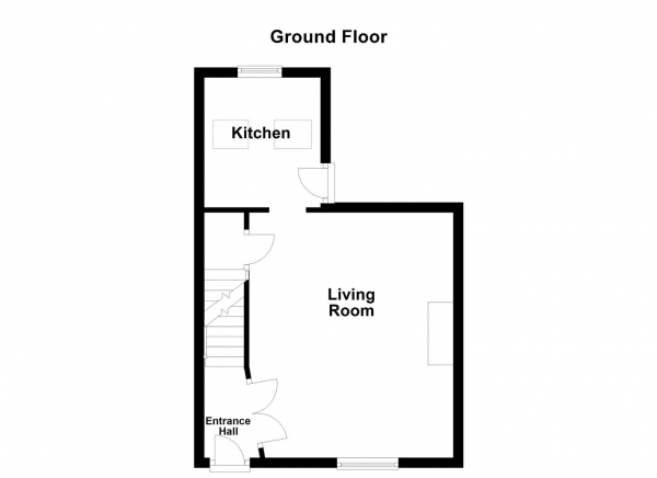 Floor Plan for 2 Bedroom Terraced House for Sale in Upper Lane, Netherton, Wakefield, WF4, 4NQ -  &pound139,950