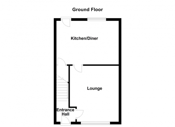 Floor Plan Image for 3 Bedroom Town House for Sale in Healey View, Ossett, WF5 8LX