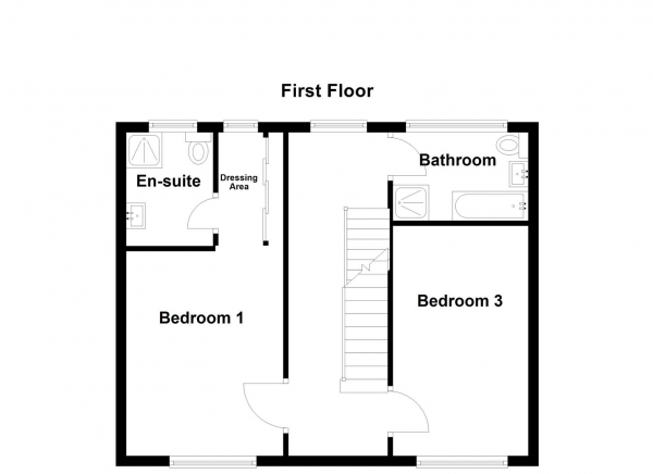 Floor Plan Image for 4 Bedroom Detached House for Sale in Amberwood Chase, Dewsbury