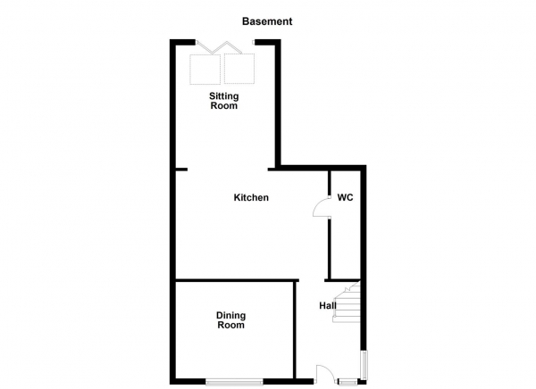 Floor Plan for 3 Bedroom Semi-Detached House for Sale in Upper Lane, Netherton, Wakefield, WF4, 4NQ -  &pound225,000