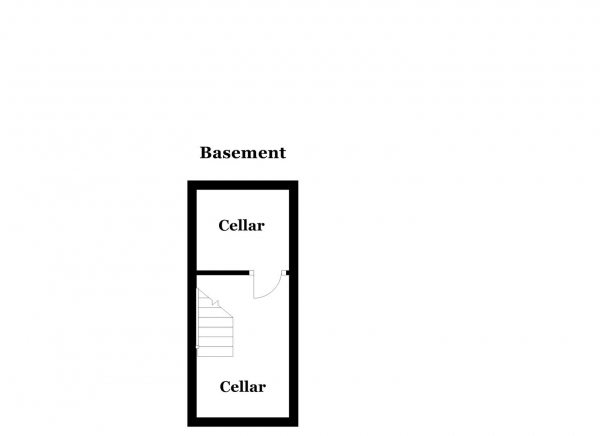 Floor Plan for 3 Bedroom End of Terrace House for Sale in Park Square, Ossett, WF5, 0JS -  &pound169,950