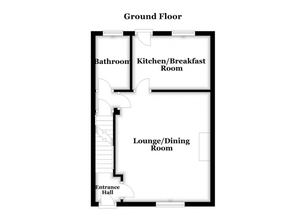 Floor Plan Image for 3 Bedroom End of Terrace House for Sale in Park Square, Ossett