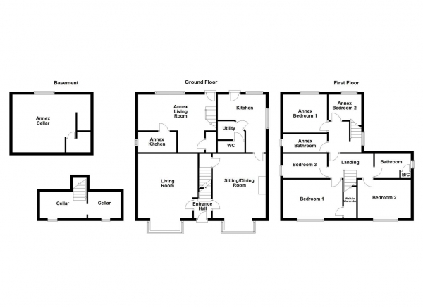 Floor Plan Image for 5 Bedroom Detached House for Sale in Soothill Lane, Soothill, Batley