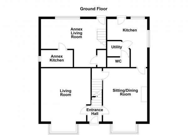 Floor Plan Image for 5 Bedroom Detached House for Sale in Soothill Lane, Soothill, Batley