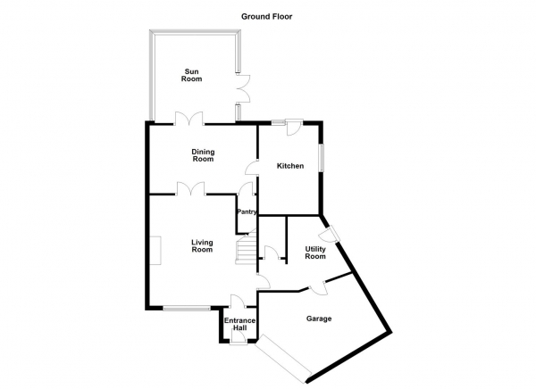 Floor Plan Image for 5 Bedroom Detached House for Sale in Pinfold Close, Thornhill, Dewsbury