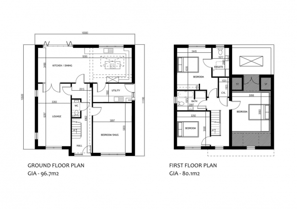 Floor Plan for Property for Sale in Commercial Road, Skelmanthorpe, Huddersfield, HD8, 9DS -  &pound575,000