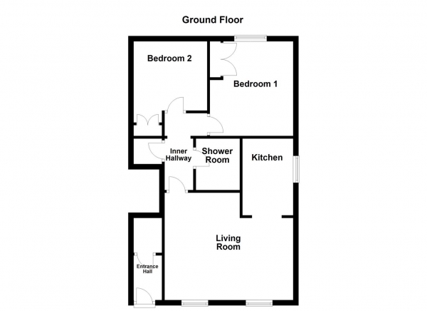 Floor Plan Image for 2 Bedroom Ground Flat for Sale in Sanford Court, Ossett