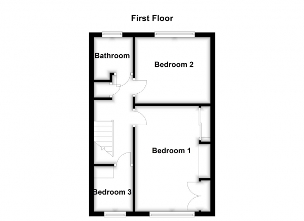 Floor Plan Image for 3 Bedroom Terraced House for Sale in Intake Lane, Ossett