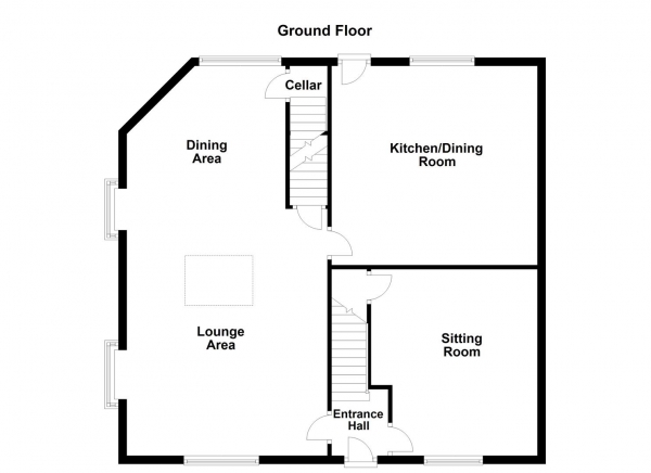 Floor Plan for 4 Bedroom Detached House for Sale in Albion Road, Thornhill Edge, Dewsbury, WF12, 0HD -  &pound399,000