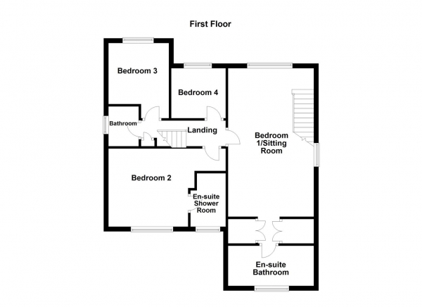 Floor Plan Image for 4 Bedroom Detached House for Sale in Manor Park, Dewsbury