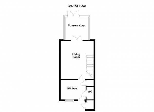 Floor Plan Image for 2 Bedroom Town House for Sale in Pavilion Court, Dewsbury