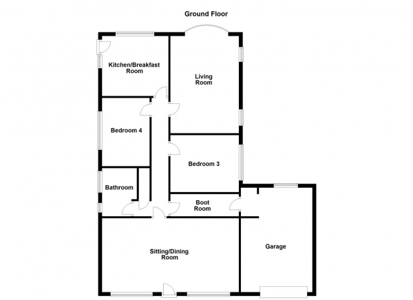 Floor Plan Image for 4 Bedroom Detached House for Sale in Ullswater Road, Dewsbury