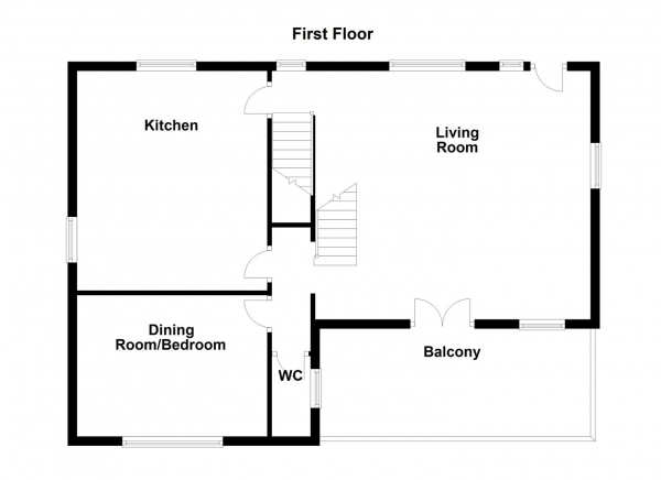 Floor Plan for 5 Bedroom Detached House for Sale in Broad Oaks Close, Dewsbury, WF12, 8RH - Guide Price &pound450,000