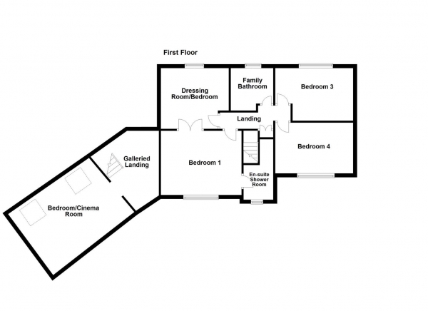 Floor Plan for 5 Bedroom Detached House for Sale in Stoneroyd Farm, Flockton, Wakefield, WF4, 4TN -  &pound734,500