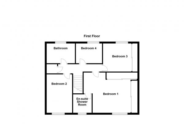 Floor Plan Image for 4 Bedroom Detached House for Sale in Manor Park, Dewsbury