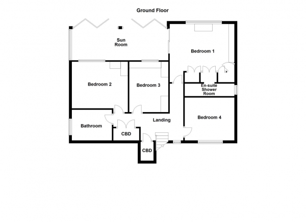 Floor Plan Image for 4 Bedroom Detached House for Sale in Daleside, Dewsbury