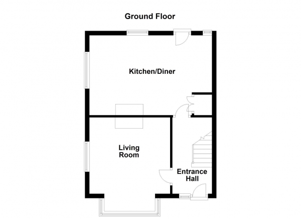 Floor Plan Image for 3 Bedroom Semi-Detached House for Sale in Fairfield Crescent, Dewsbury