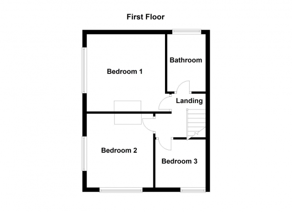 Floor Plan Image for 3 Bedroom Semi-Detached House for Sale in Fairfield Crescent, Dewsbury