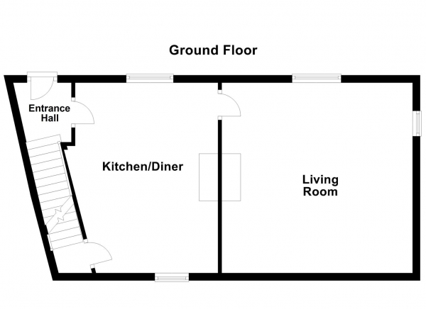 Floor Plan Image for 2 Bedroom Cottage for Sale in Chidswell Lane, Dewsbury