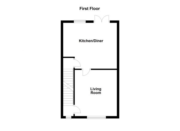 Floor Plan Image for 4 Bedroom Town House for Sale in Cliffe Street, Dewsbury