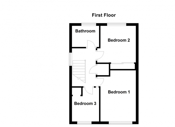 Floor Plan Image for 3 Bedroom Semi-Detached House for Sale in Hawthorne Close, Flockton