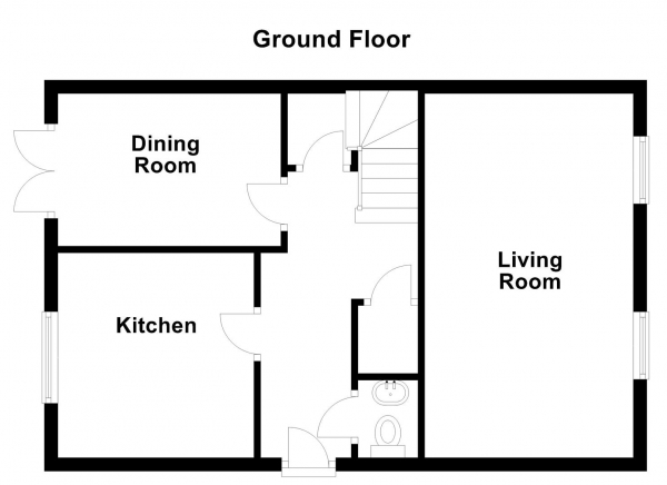 Floor Plan Image for 5 Bedroom End of Terrace House for Sale in Arncliffe Road, Batley