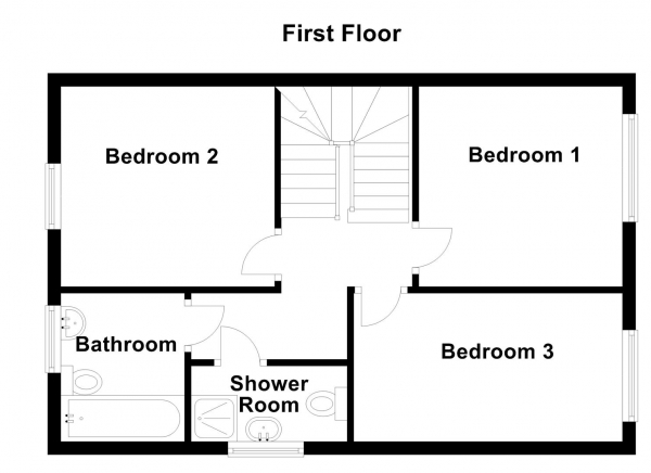 Floor Plan Image for 5 Bedroom End of Terrace House for Sale in Arncliffe Road, Batley